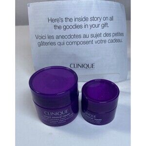 CLINIQUE Smart Clinical Repair Wrinkle Correcting Cream .5oz & Eye Cream .17oz